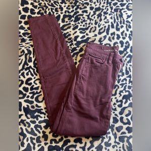 American Eagle jeans, size: 000regular, super stretch hi-rise jeggings.